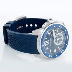 Montre Calibre De Diver Cartier pour homme en acier inoxydable WSCA0011