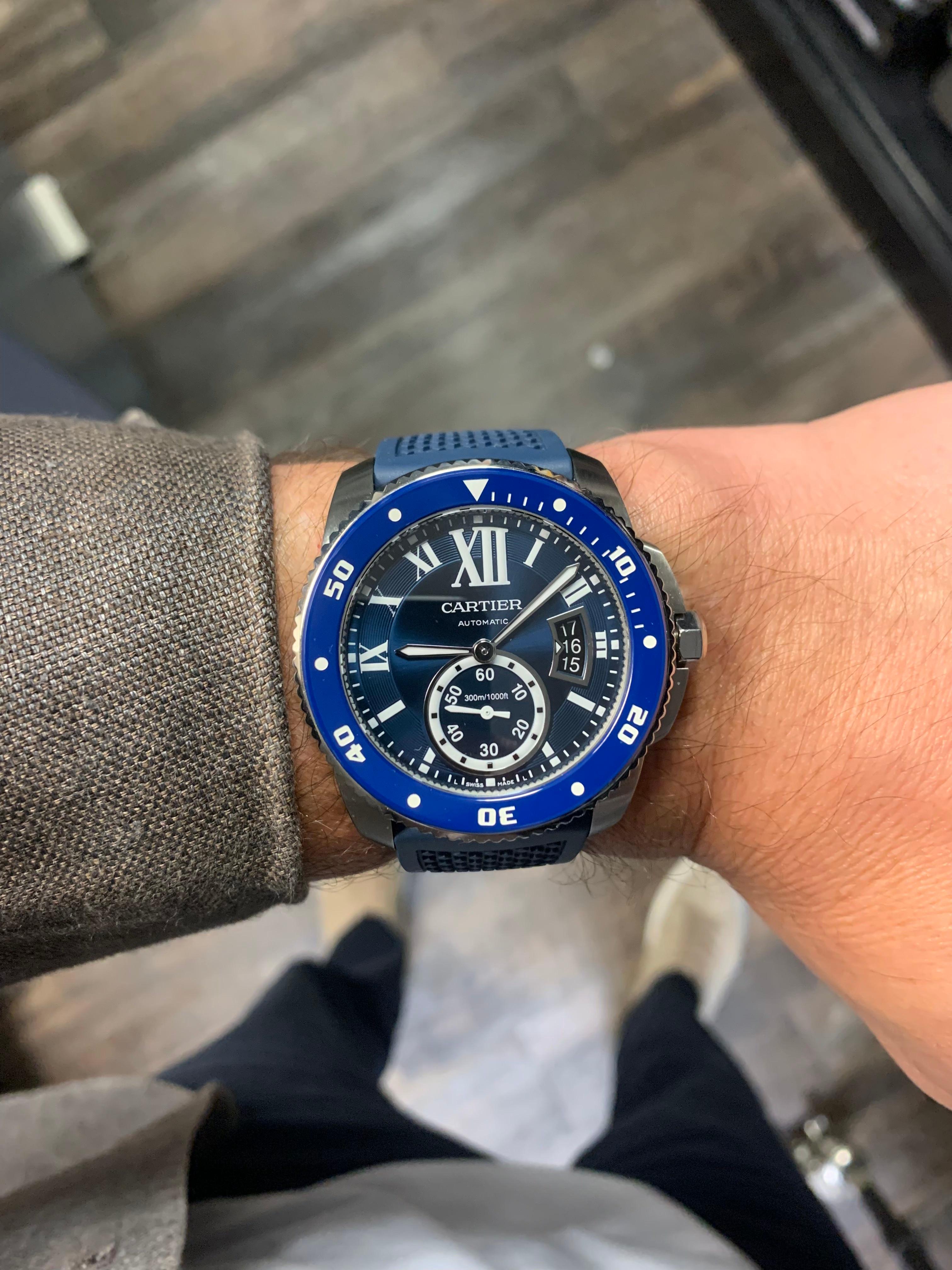 Calibre de Diver Cartier Men's Stainless Steel Watch WSCA0011 2