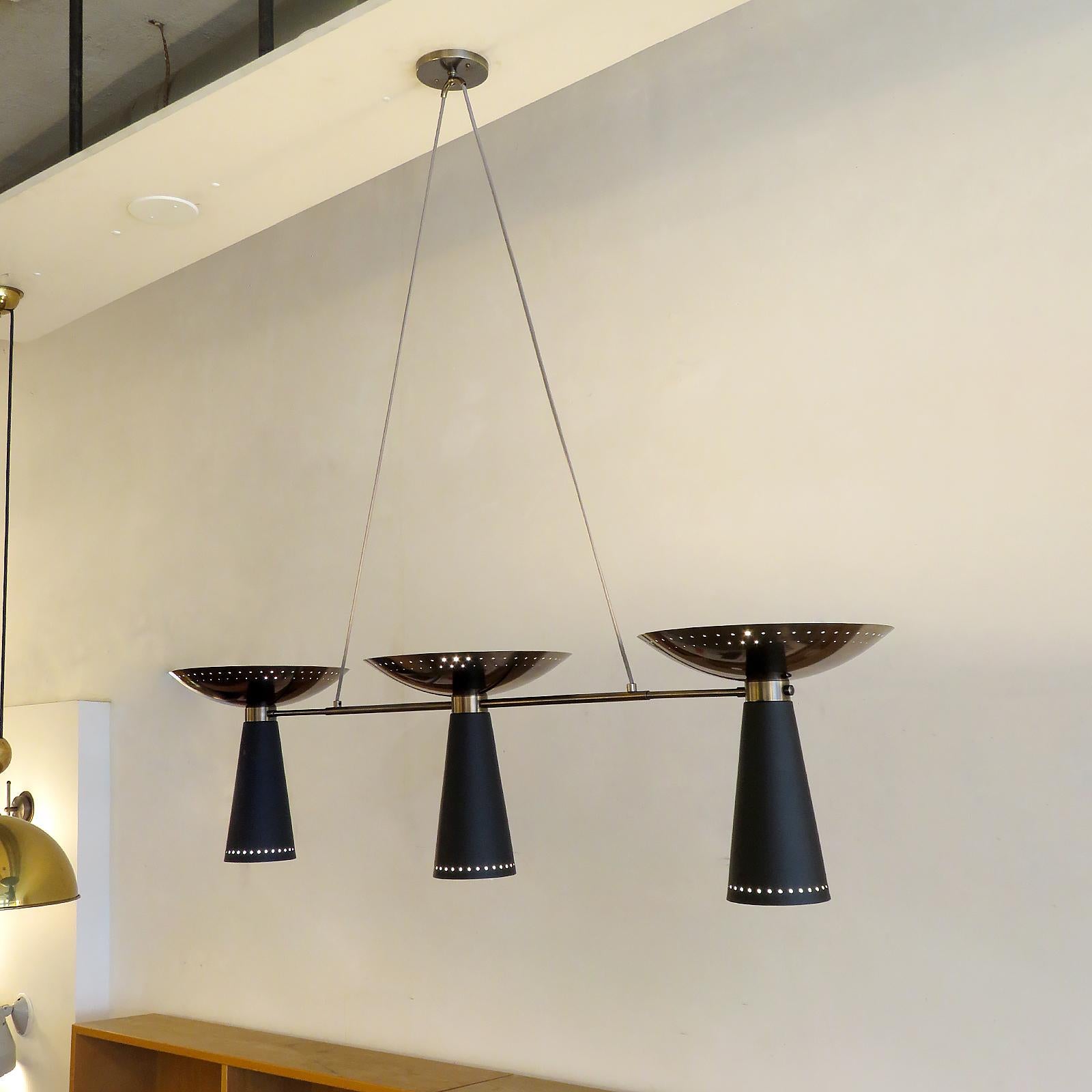 Alluminio Lampadario Calice-3 di Gallery L7 in vendita