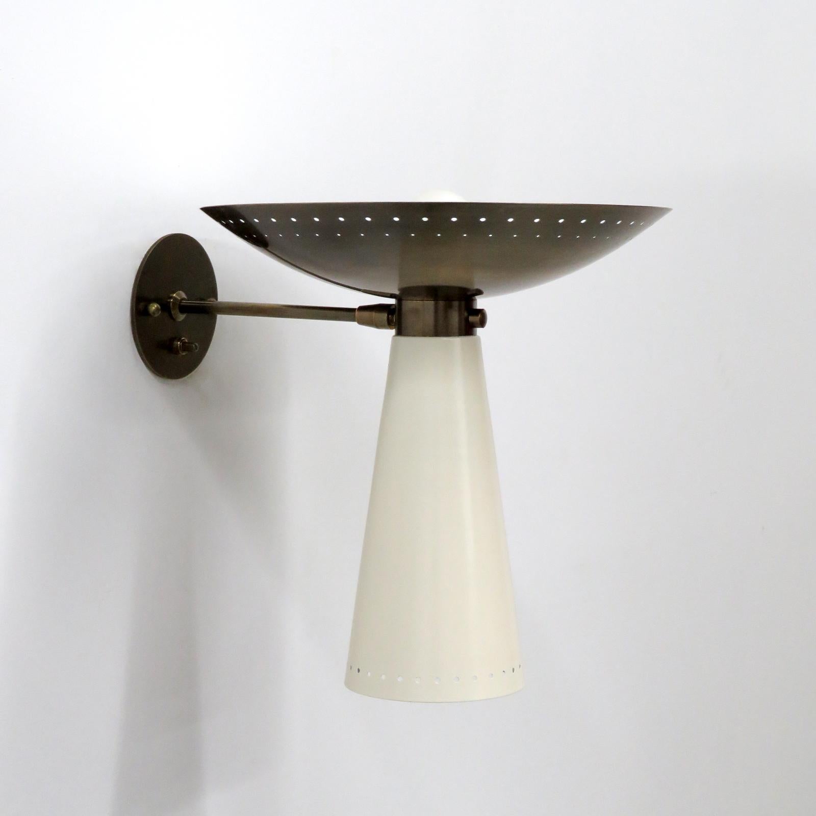 Enameled Calice-C Wall Lights by Gallery L7 For Sale