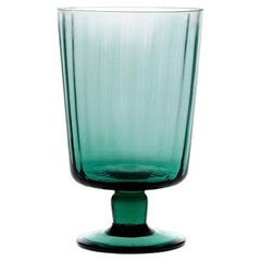 Calice15, Stem Glass Handcrafted Muranese Glass, Baltic Plissé MUN by VG