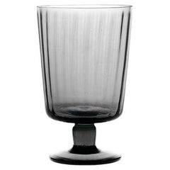 Calice15, Stem Glass Handcrafted Muranese Glass, Lead Plissé MUN by VG