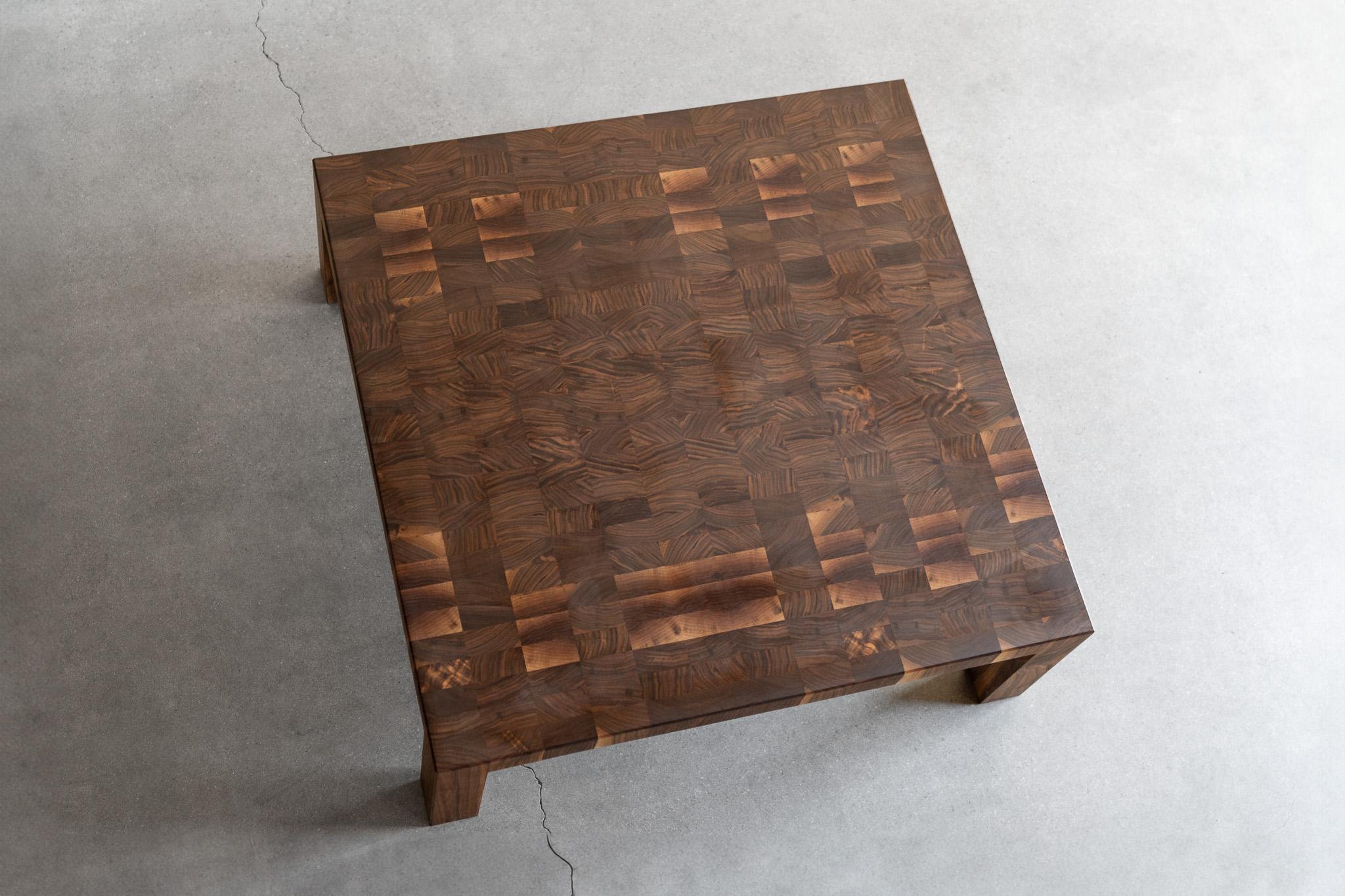 Hand-Crafted Calico Coffee Table by Croft House For Sale