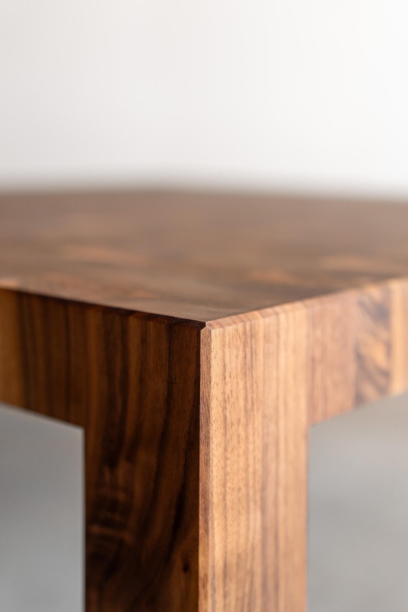 Walnut Calico Coffee Table by Croft House For Sale