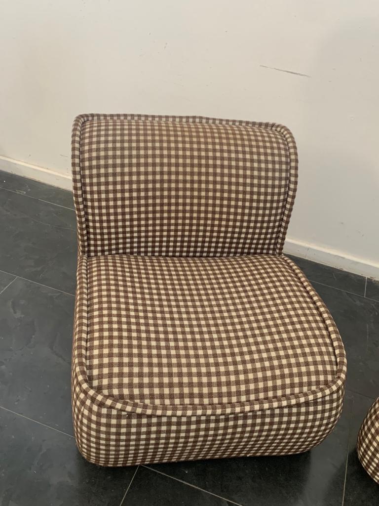 Italian Calida Lounge Chair by Giudici for Coim, 1970s, Set of 2 For Sale