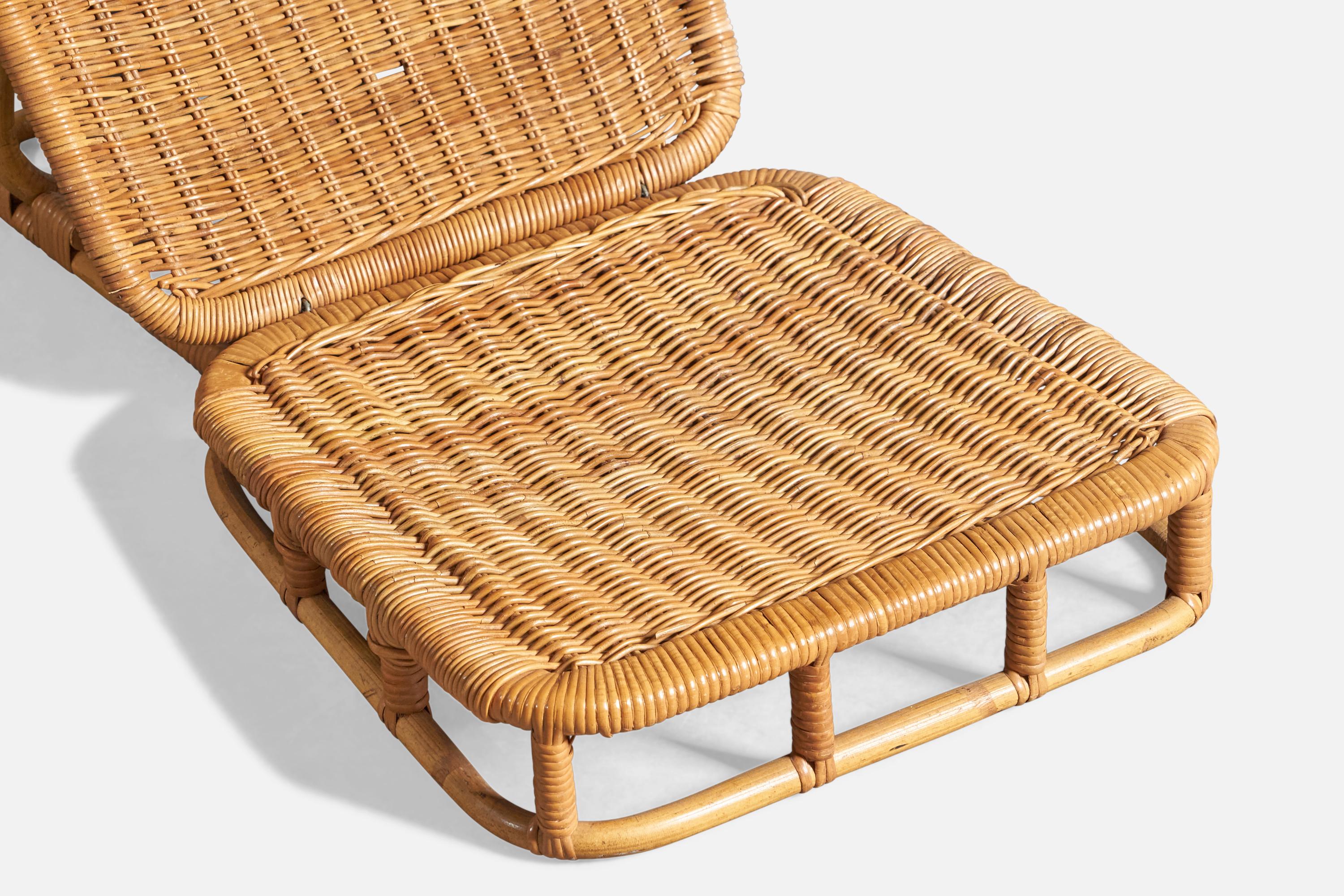 Calif-Asia, Lounge Chairs, Rattan, Bamboo, USA, 1950s 1