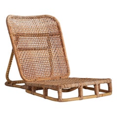 Calif-asia, Low Chair, Rattan, USA, C. 1960s