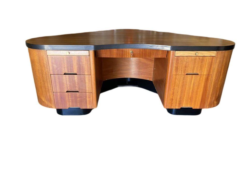 Scrivania direzionale Fletcher Aviation in stile Art Deco della California di Frank Fletcher in vendita 1