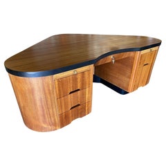 California Art Deco Fletcher Aviation Executive Desk by Frank Fletcher