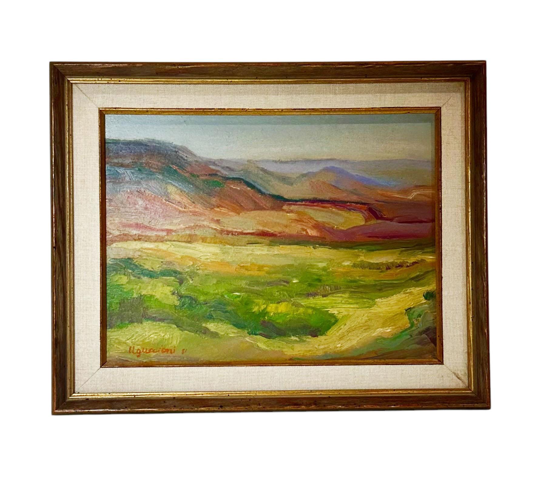 California Artist Landscape Painting In Good Condition For Sale In Tampa, FL