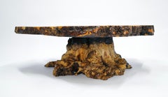 California Buckeye Burlwood Cocktail Table