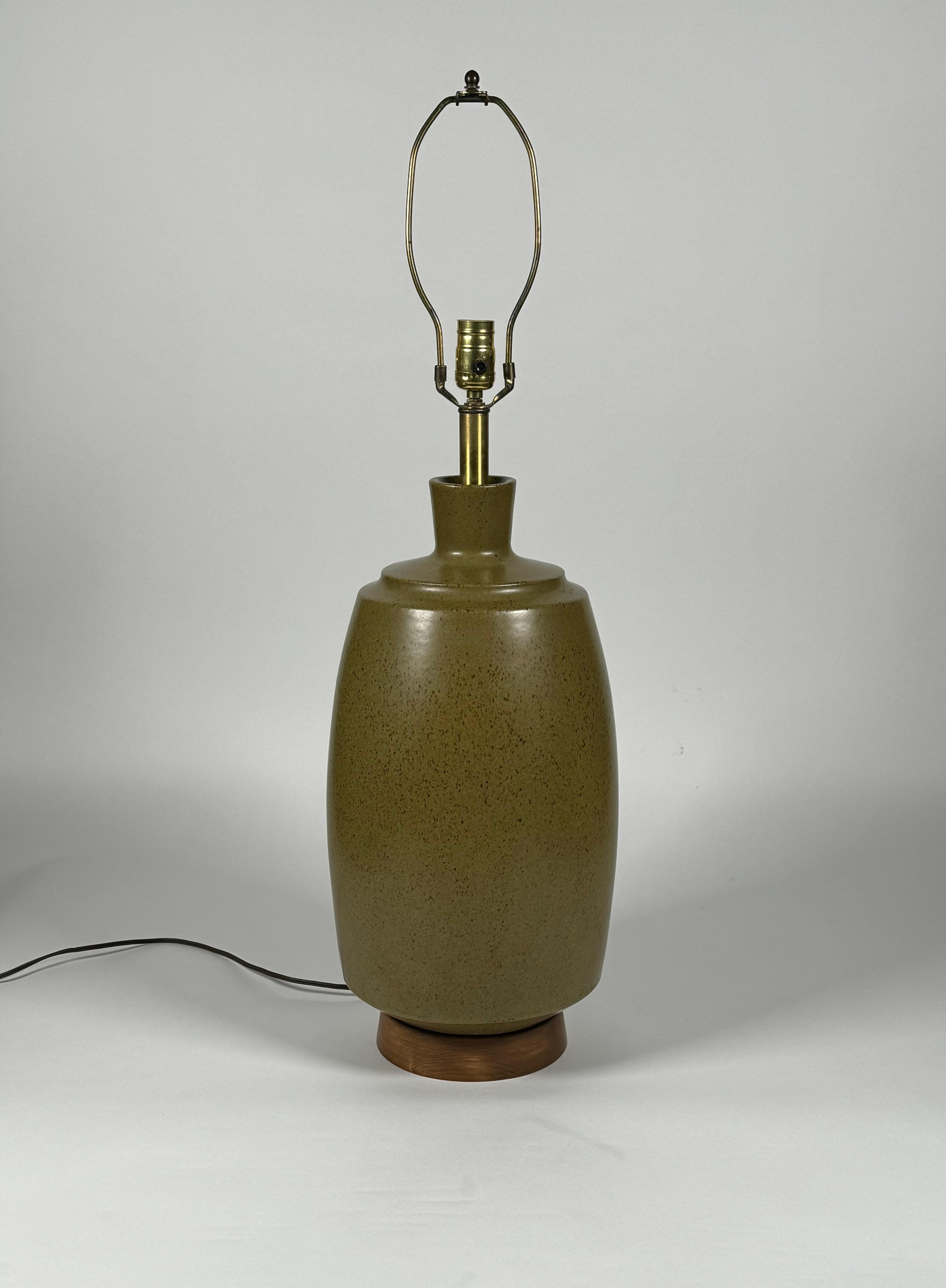 Organic Modern California Ceramic Artist David Cressey Table Lamp