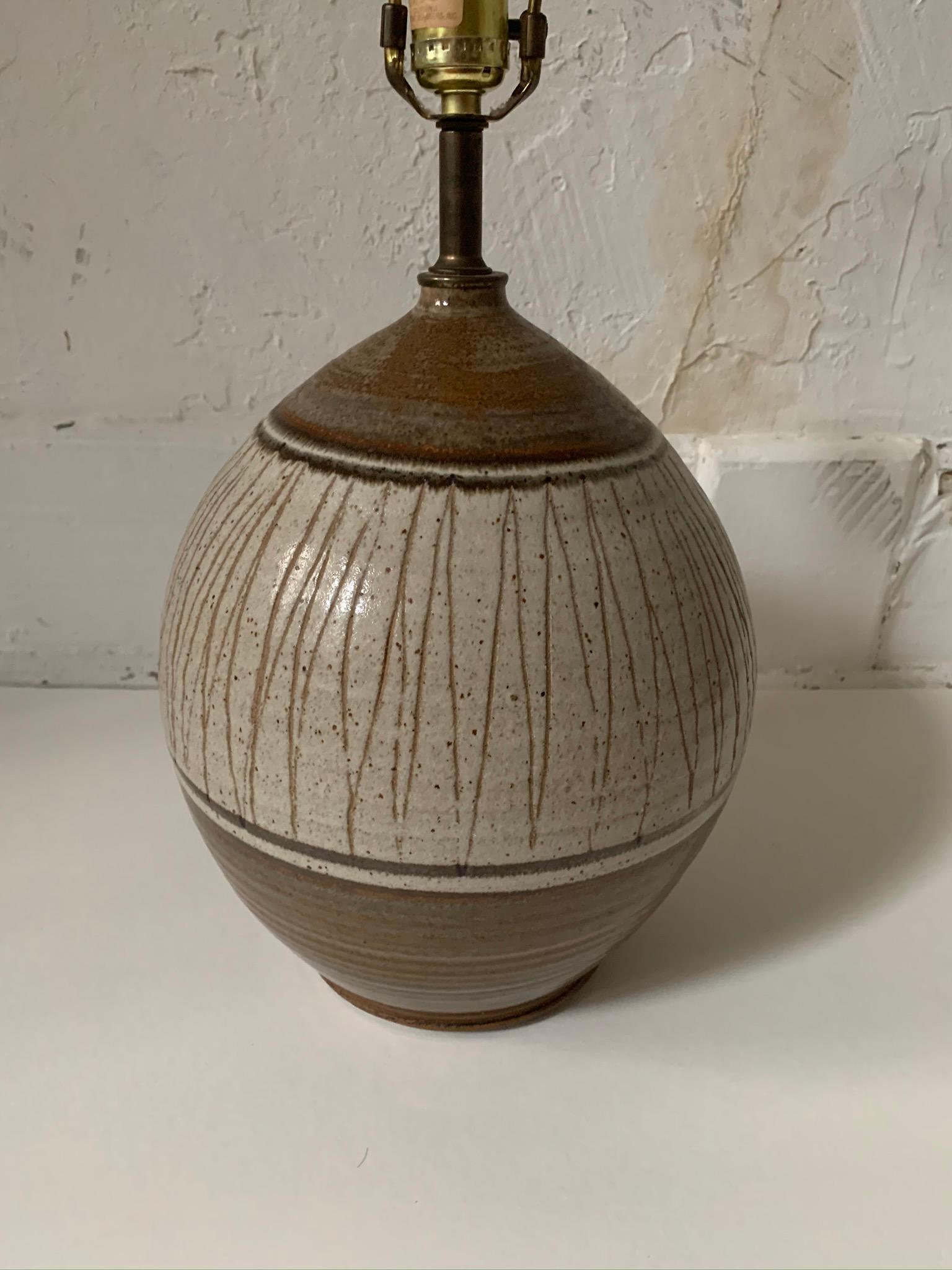 type of california ceramic lamp