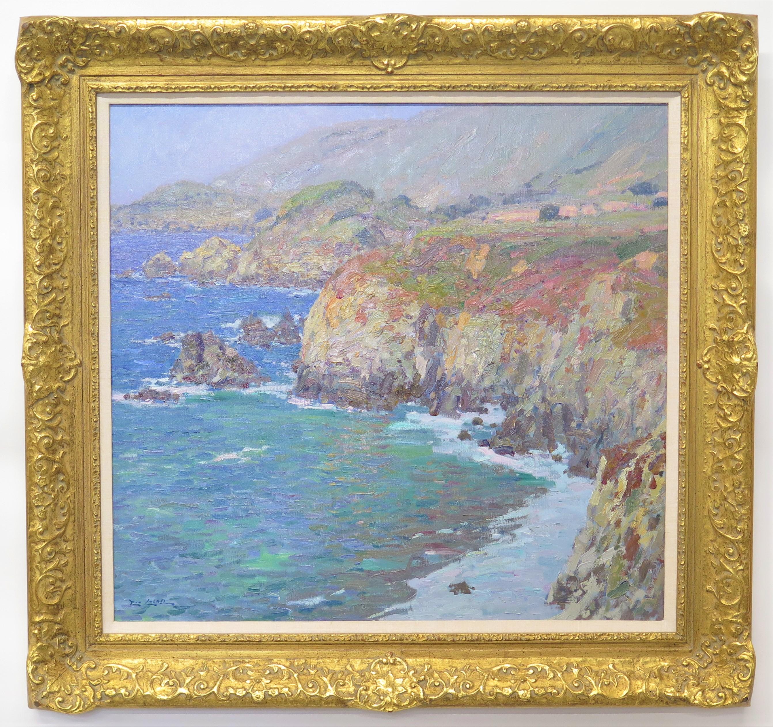 California Coastal Landscape by Rod Goebel (American 1946-1993) For Sale 7