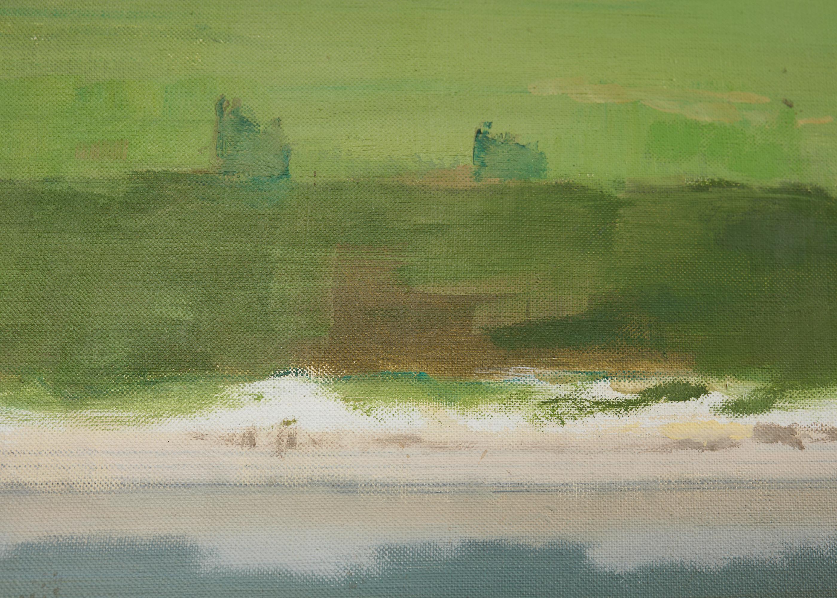 California Coastal Plein Air Impressionist Seascape 1979 For Sale 2