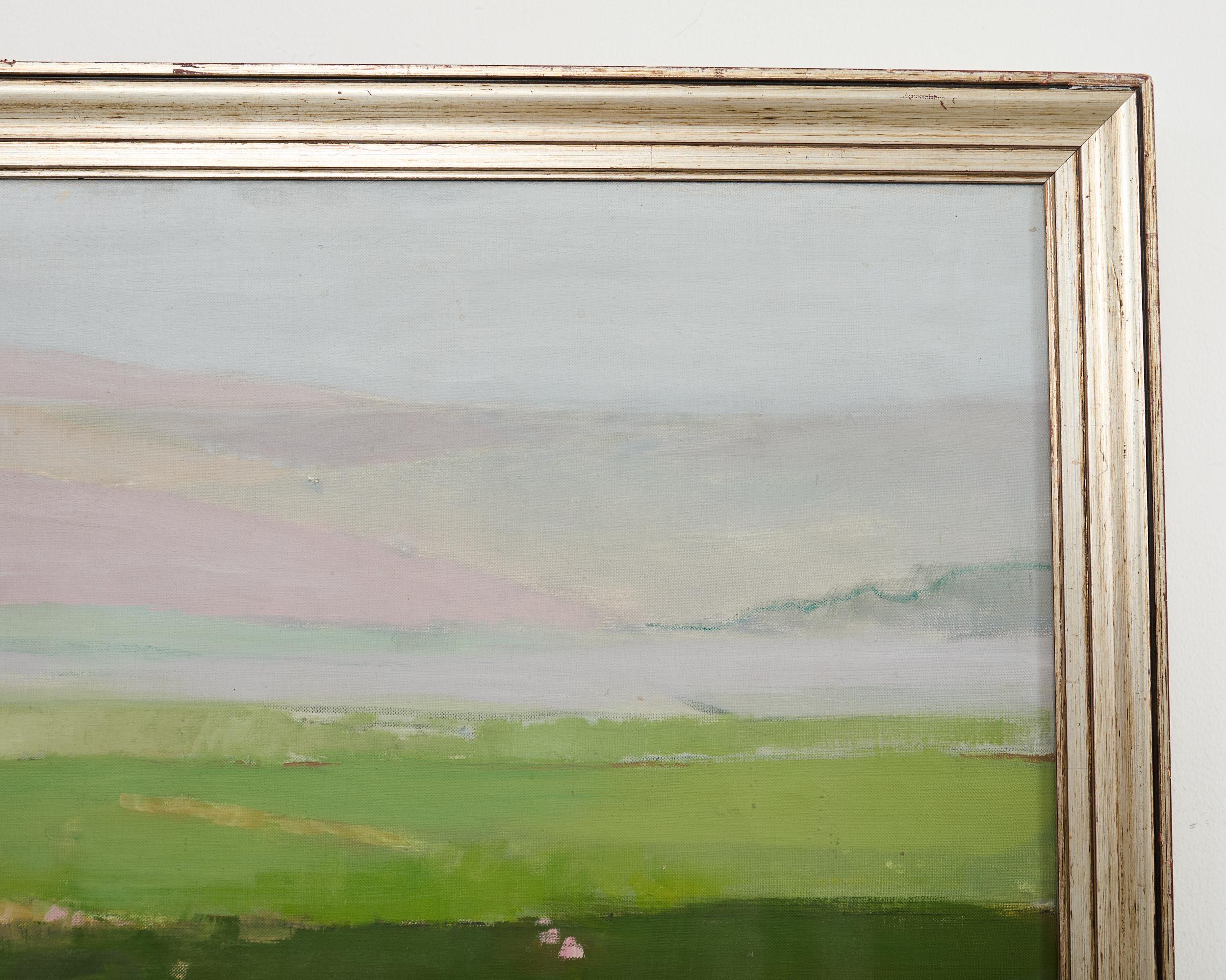 California Coastal Plein Air Impressionist Seascape 1979 In Good Condition For Sale In Rio Vista, CA
