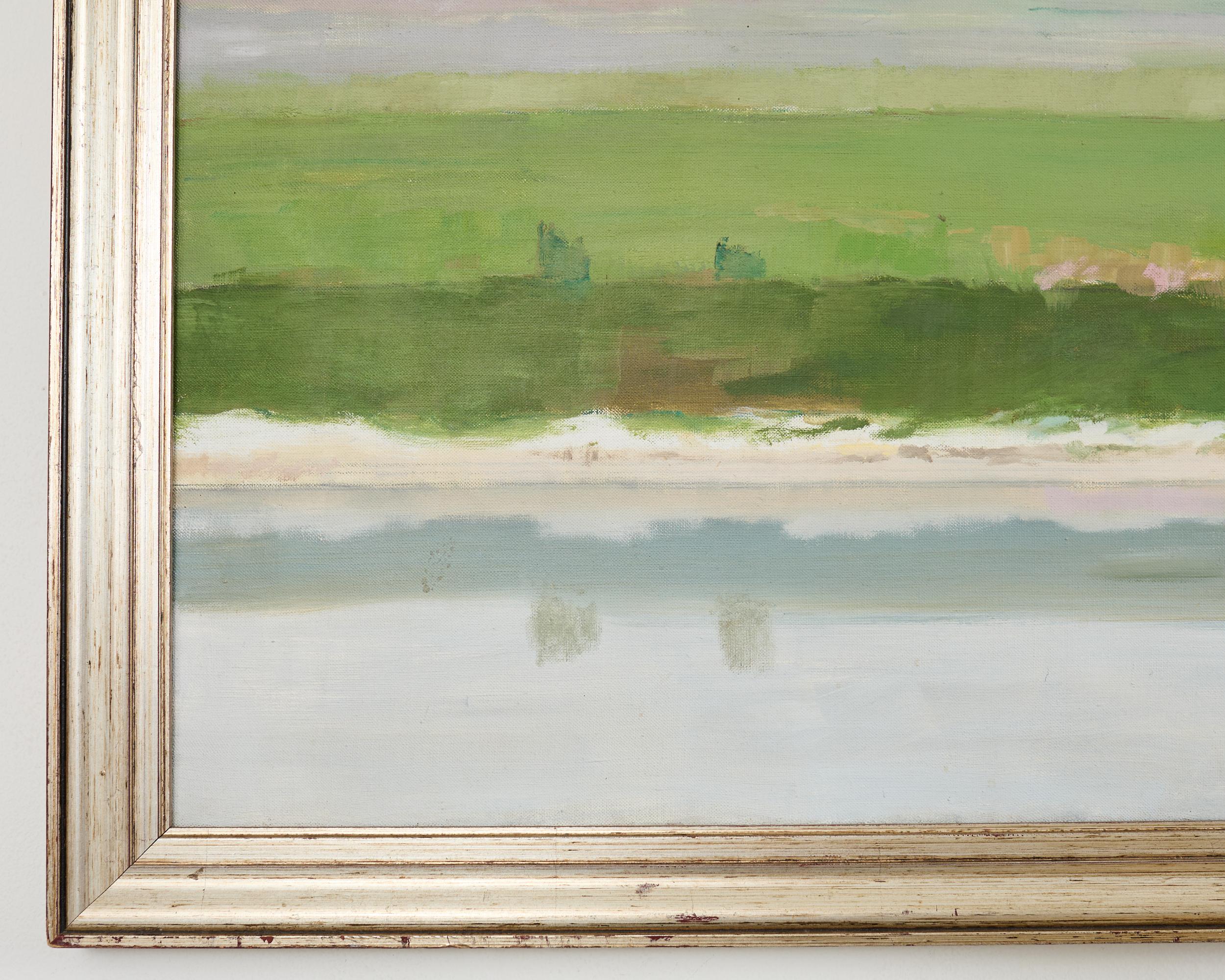 20th Century California Coastal Plein Air Impressionist Seascape 1979 For Sale