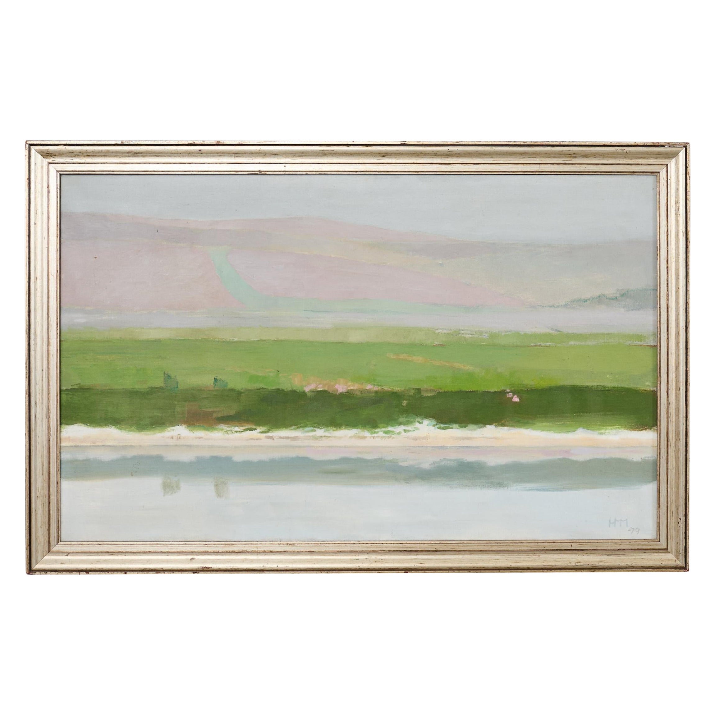 California Coastal Plein Air Impressionist Seascape 1979 For Sale