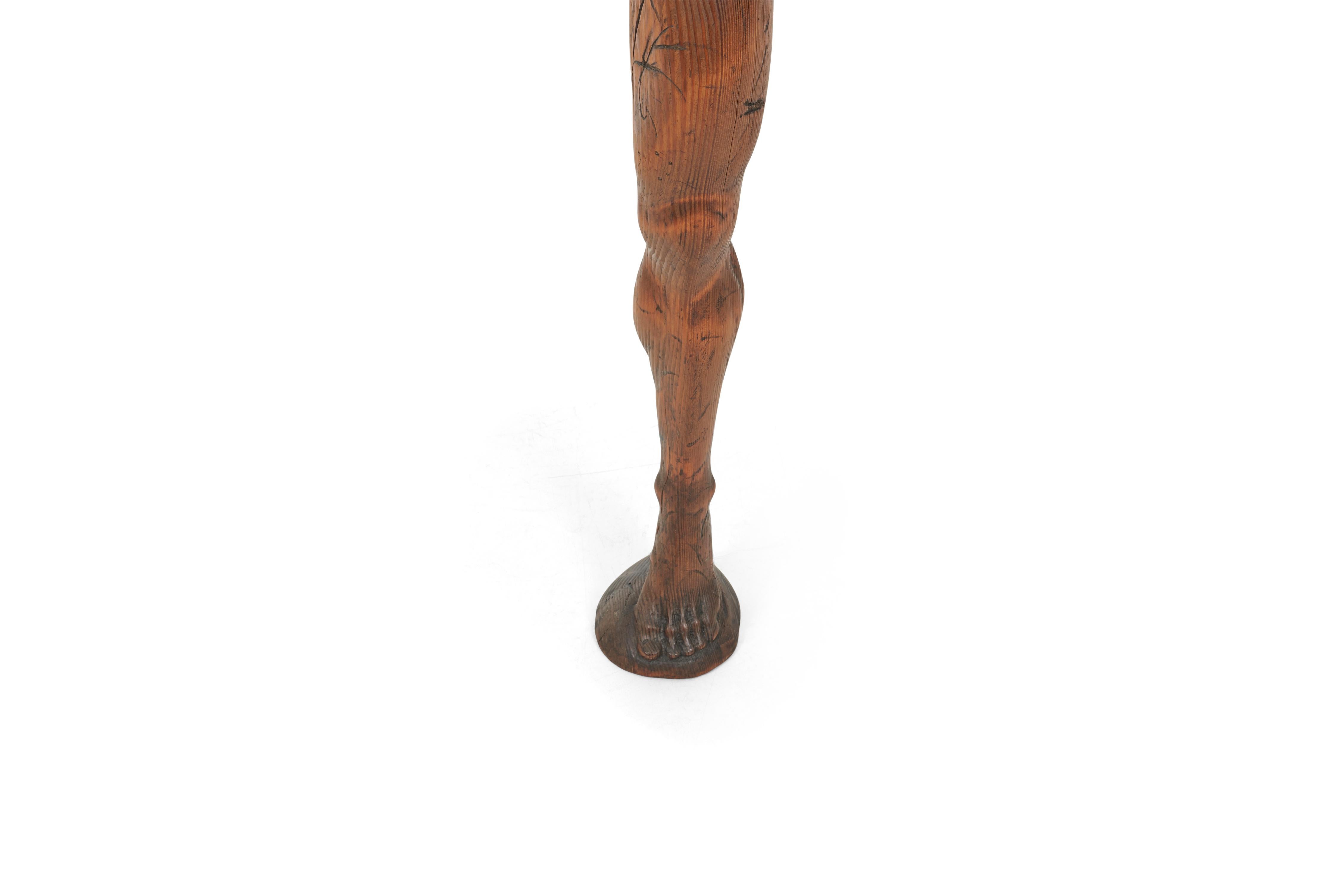 American Craftsman California Craft Leg Sculpture