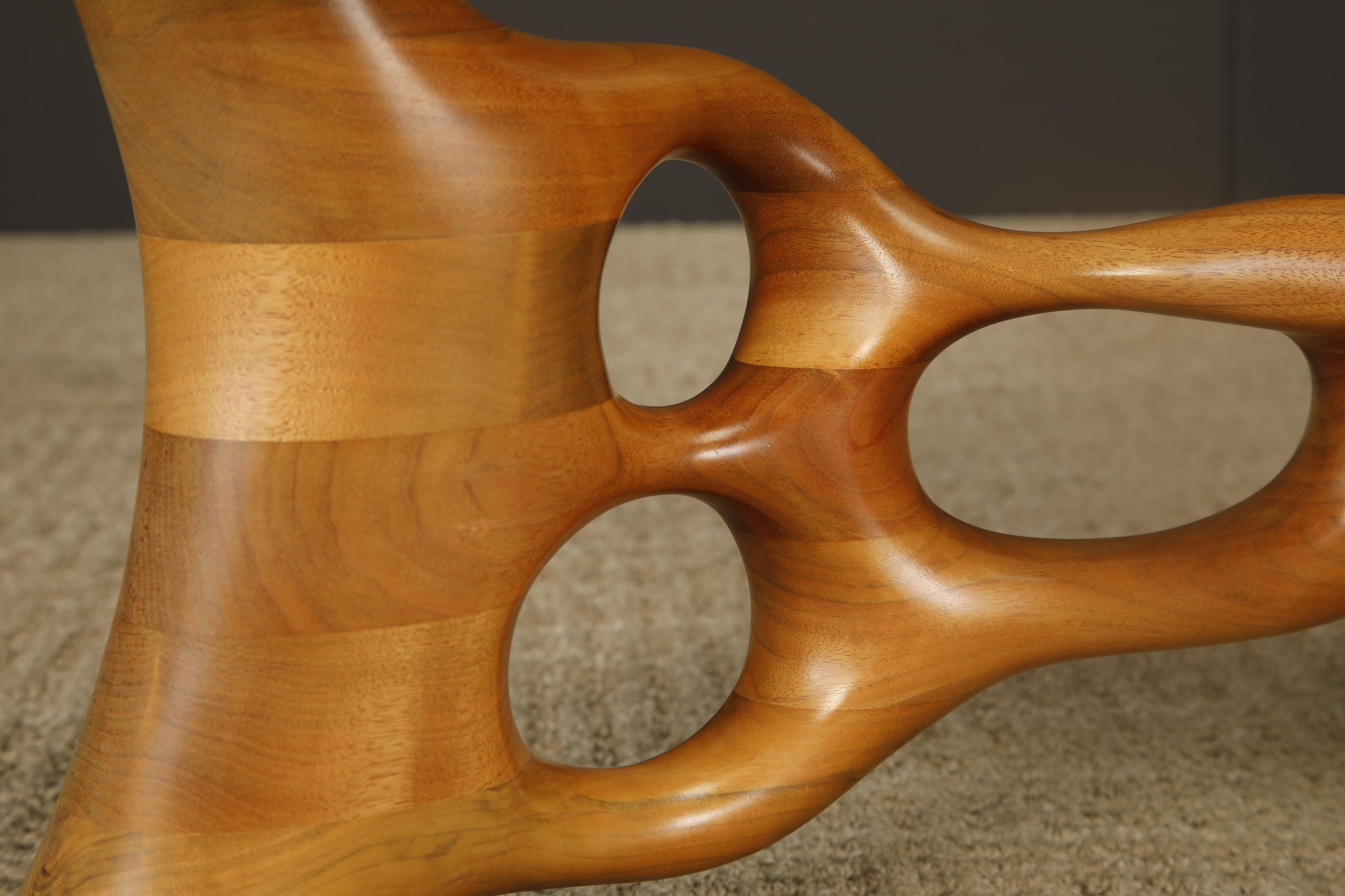 California Craftsman Freeform Cocktail Table de Craig Lauterbach, 1980, firmada Estadounidense en venta