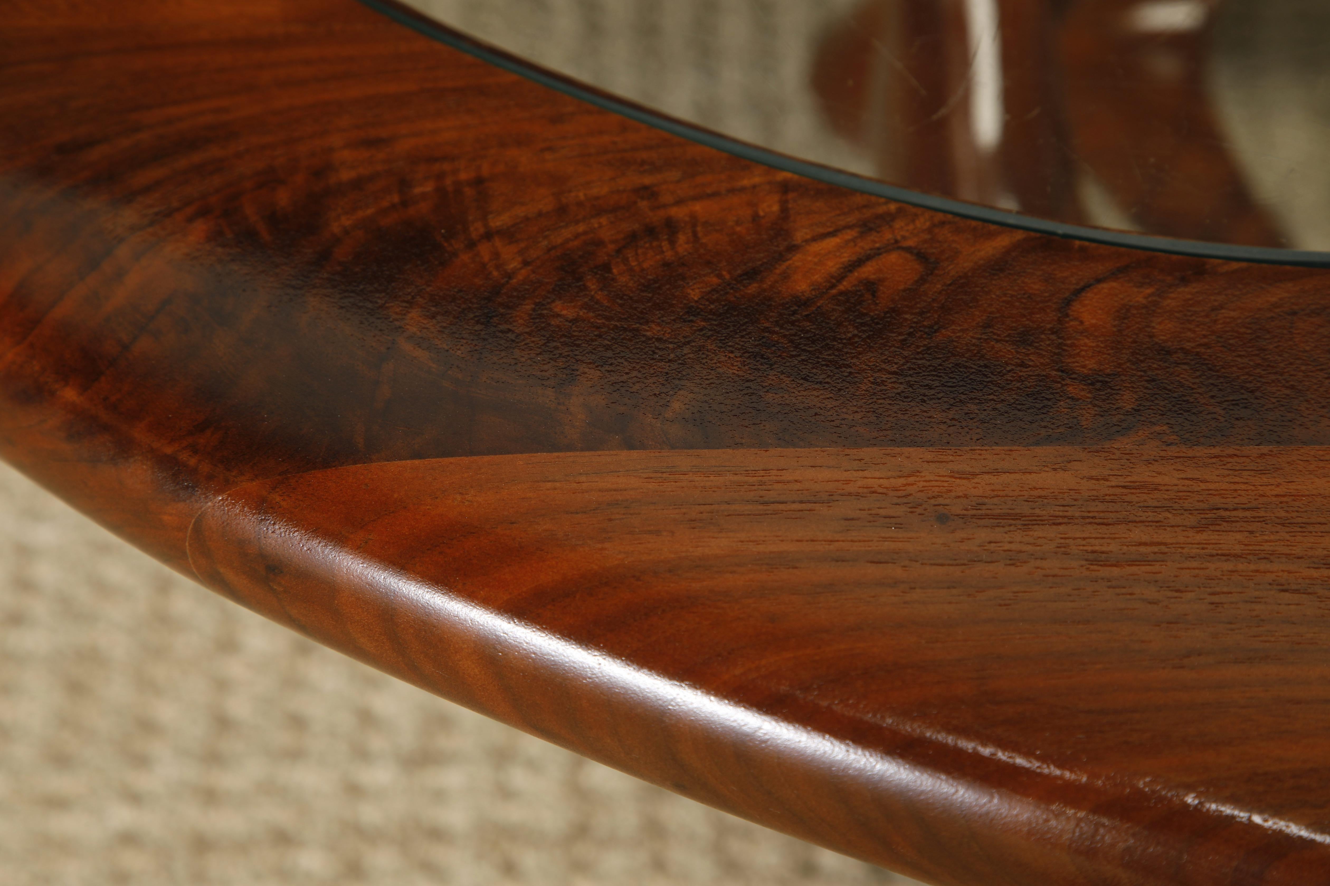Tavolo da cocktail organico freeform California Craftsman di Craig Lauterbach, anni '1970 in vendita 10