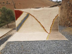 Custom Berber Wool Rug CALIFORNIA Modern Handwoven Large Minimalist Contemporary