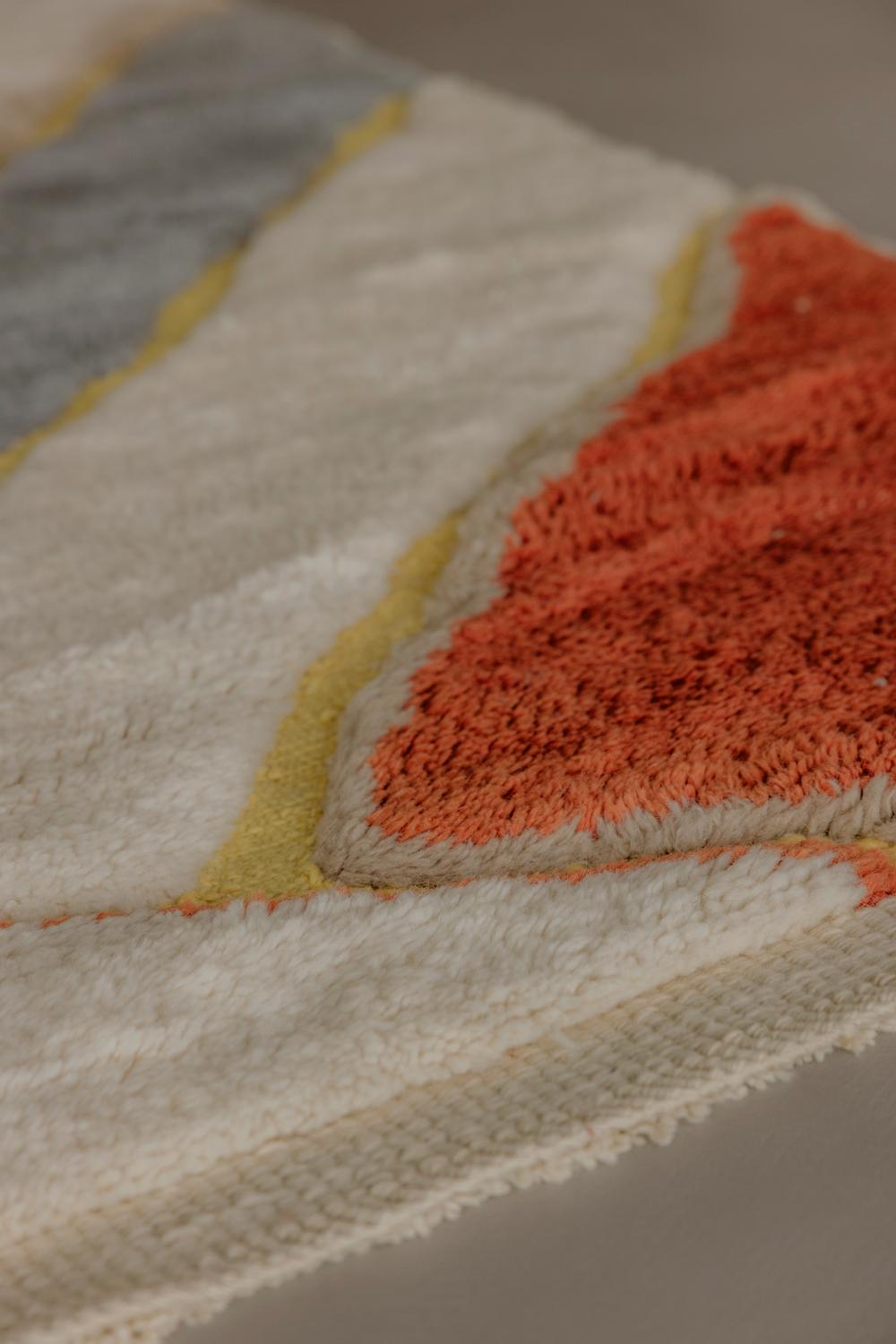CALIFORNIA Custom Berber Wool Rug Modern Handwoven Large Minimalist Contemporary For Sale 3