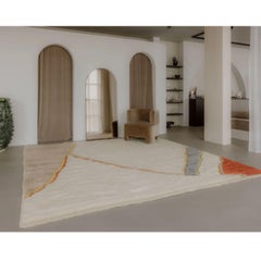 CALIFORNIE Tapis de laine berbère personnalisé Moderne Tissé à la main Large Minimaliste Contemporain