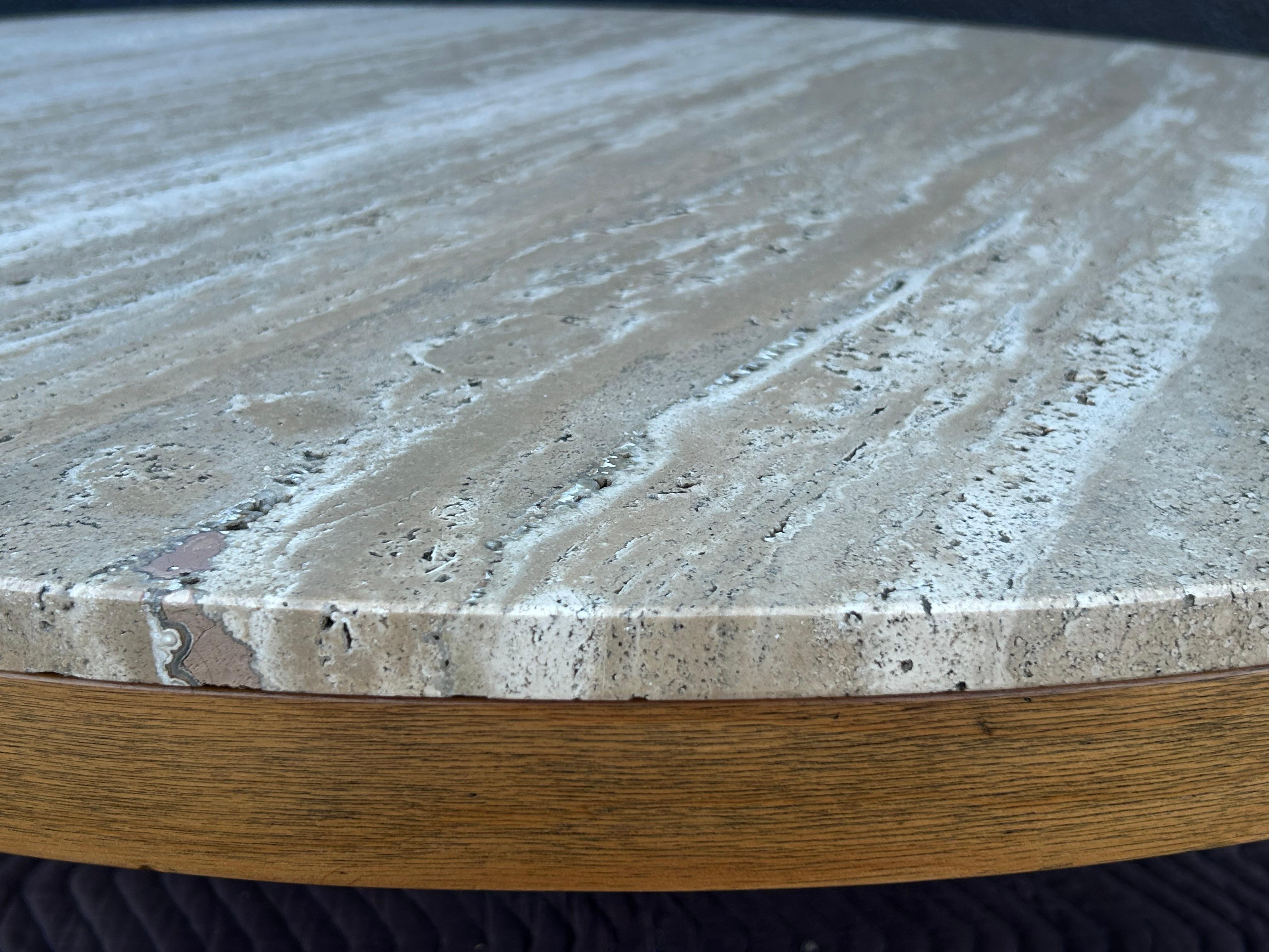 Marbre California Design Coffee Table with Marble Top Van Keppel Green en vente