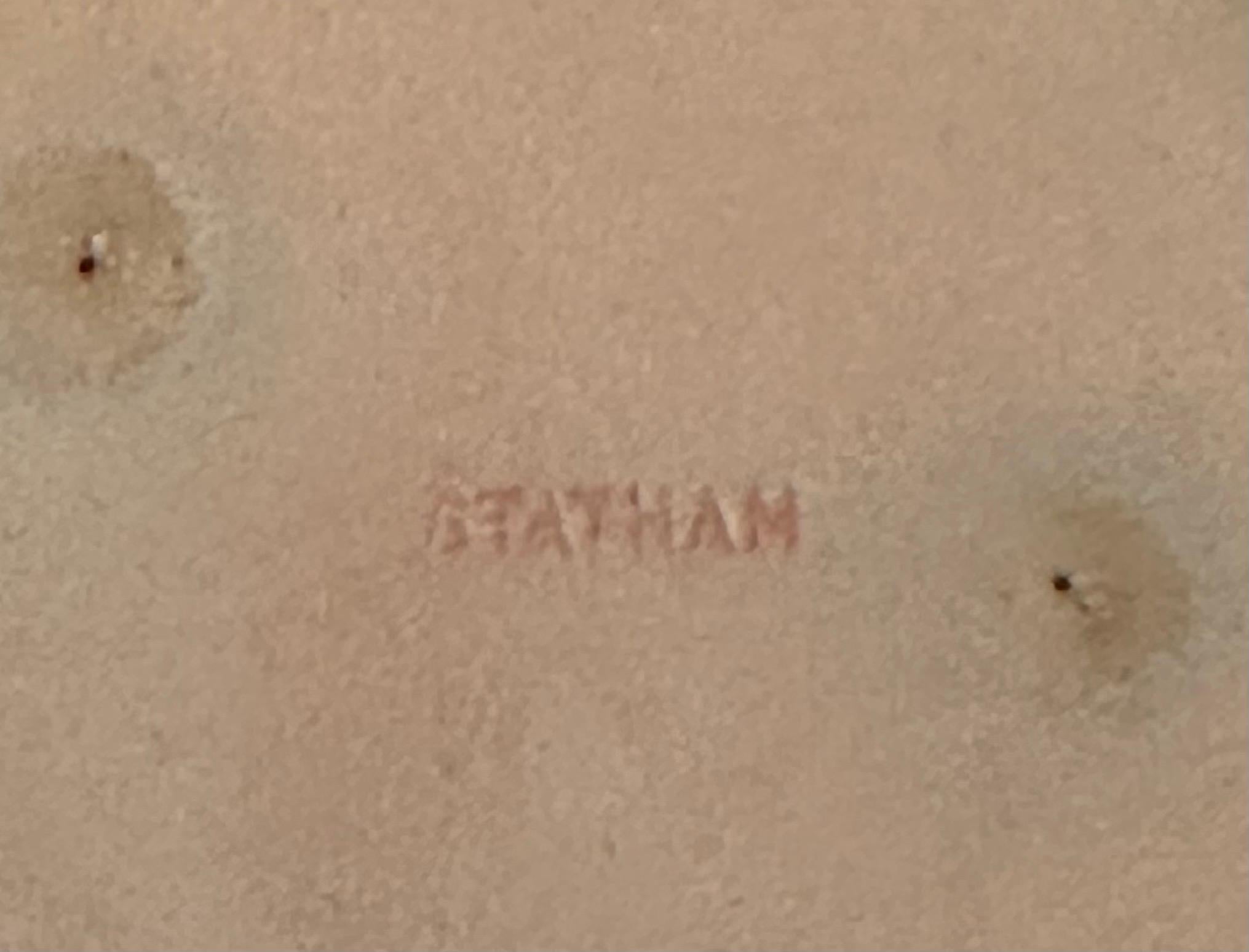 Petit plat California Design en émail sur cuivre de Leon Statham en vente 4