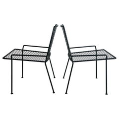 California Design Occasional Iron Chairs Van Keppel Green