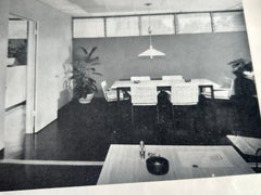 Mesa de Comedor con Tablero de Cuarzo de Diseño California + Seis Sillas de Cuerda Van Keppel Green
