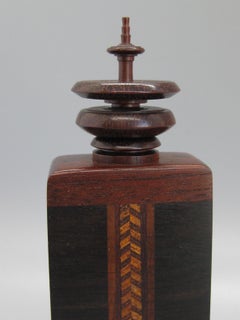 California Design Stephen Paulsen Cocobolo Rosewood Perfume Bottle Stash Box