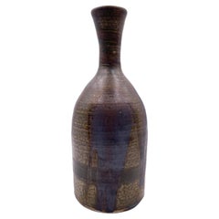 Vintage California Design Stoneware Pottery Vase, 1950s