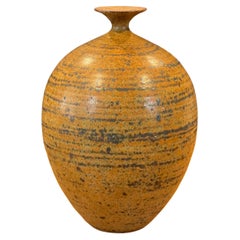 California Design Stoneware Weed Pot / Vase by Wayne Chapman
