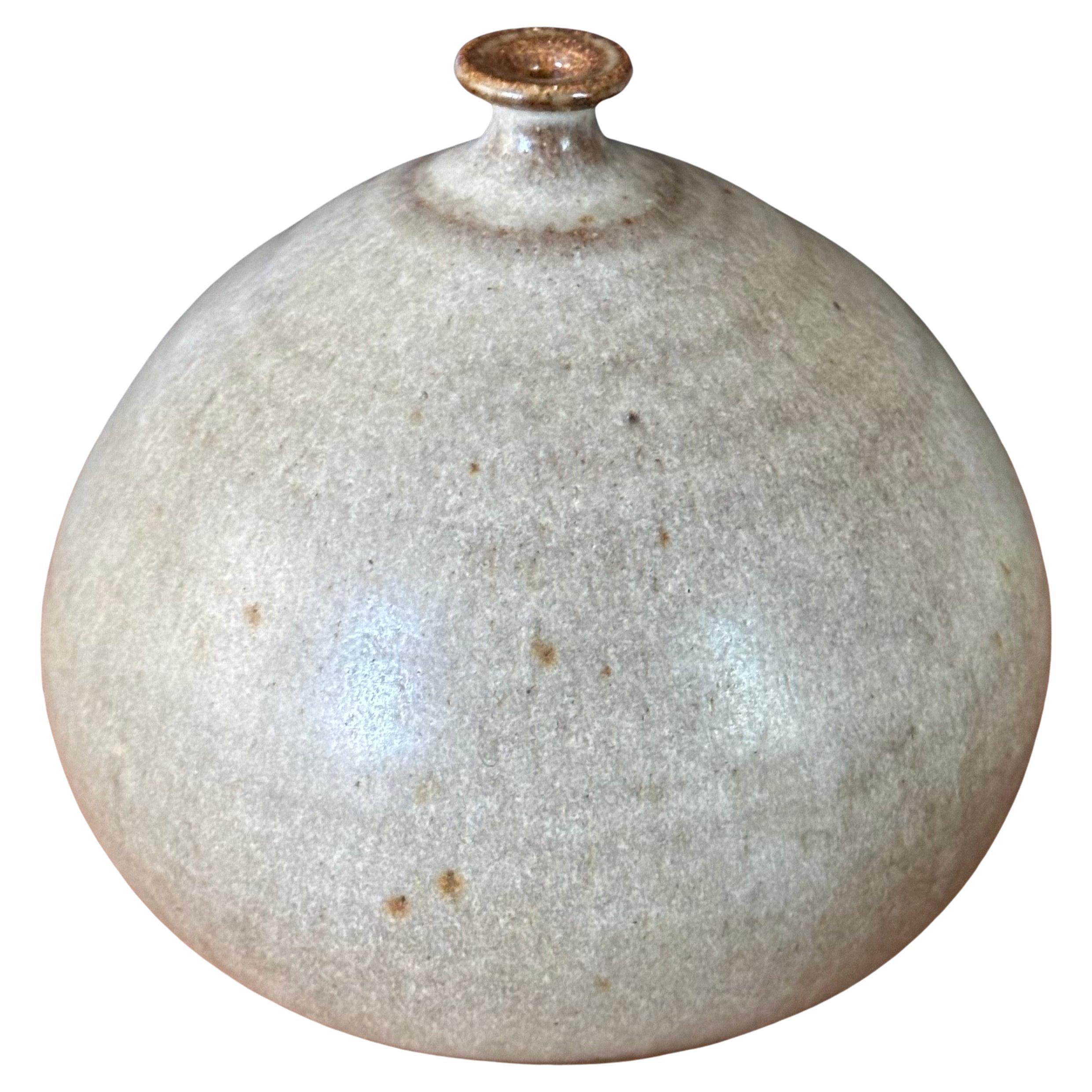 Mid-Century moderno Vaso di erbacce in gres di California Design Studio firmato in vendita