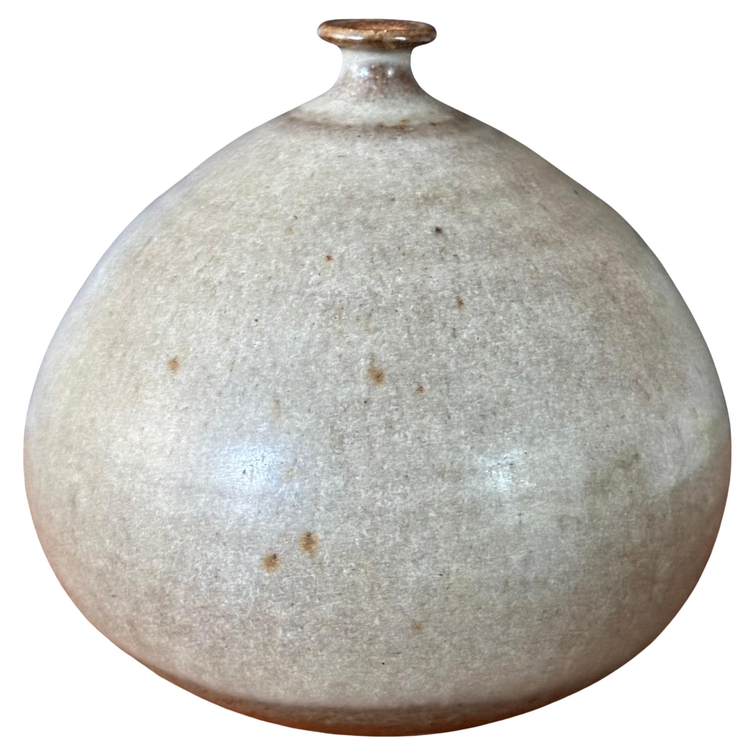 California Design Studio Stoneware Weed Pot / Vase Signed