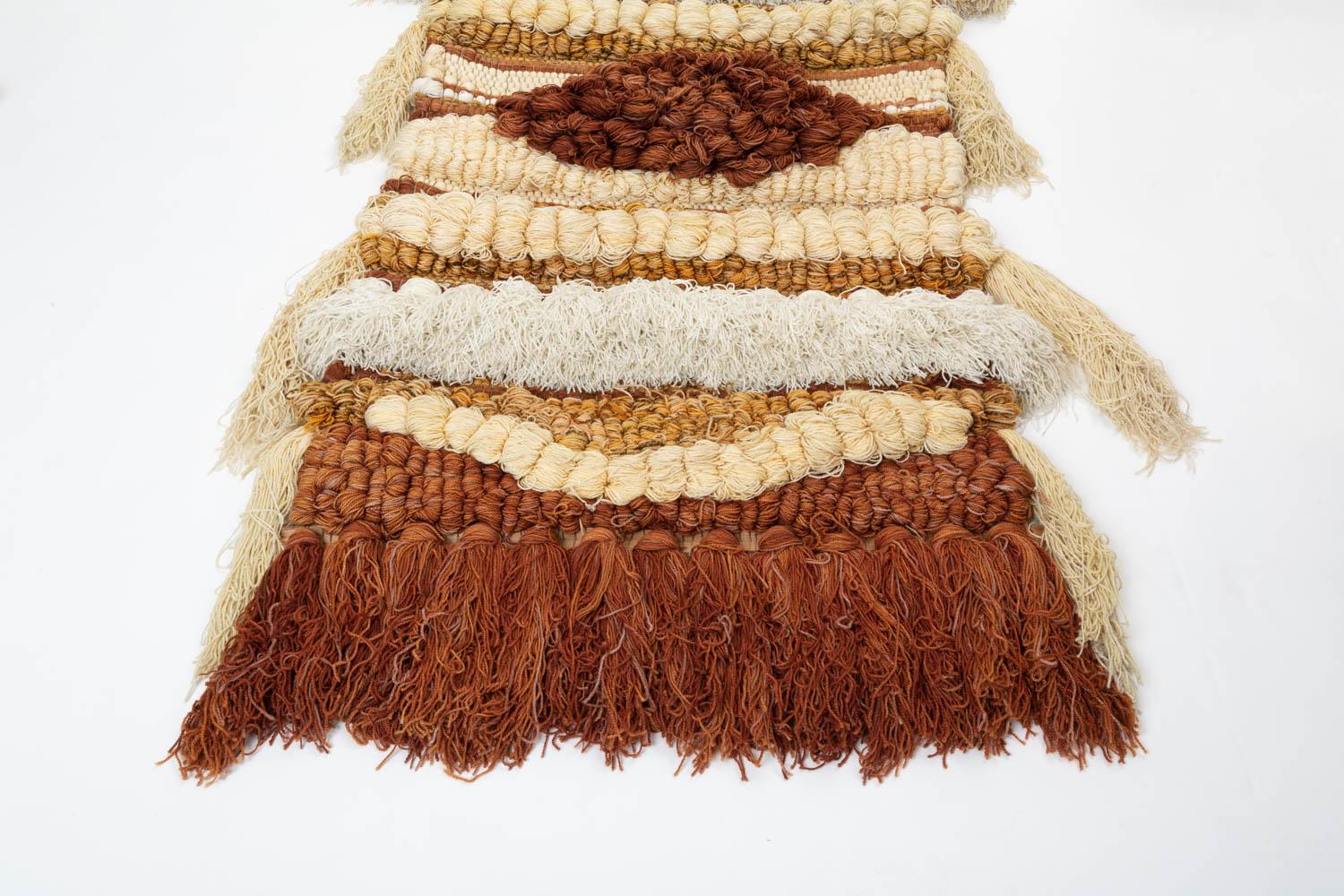 Mid-Century Modern Margo O'Connor Fiber Arts Wall Hanging