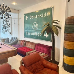 California Freeway Sign, 1986 USA