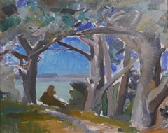 California Impressionist Landscape Painting by William Alexander Gaw