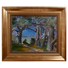 California Impressionist Landscape Painting by William Alexander Gaw