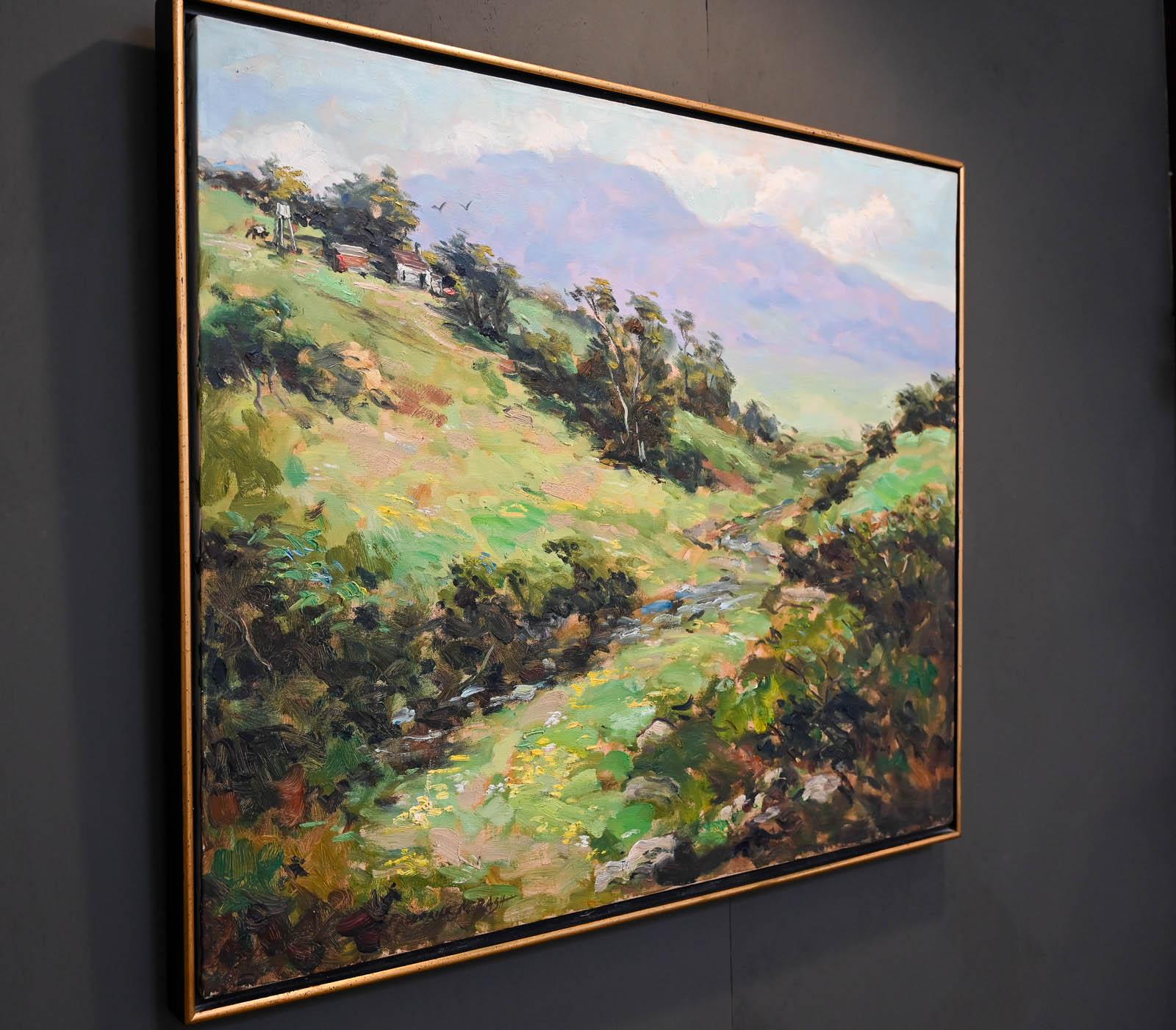 Expressionist California Impressionist Oil Painting by Frederick Milton Rash, (1919-1998)