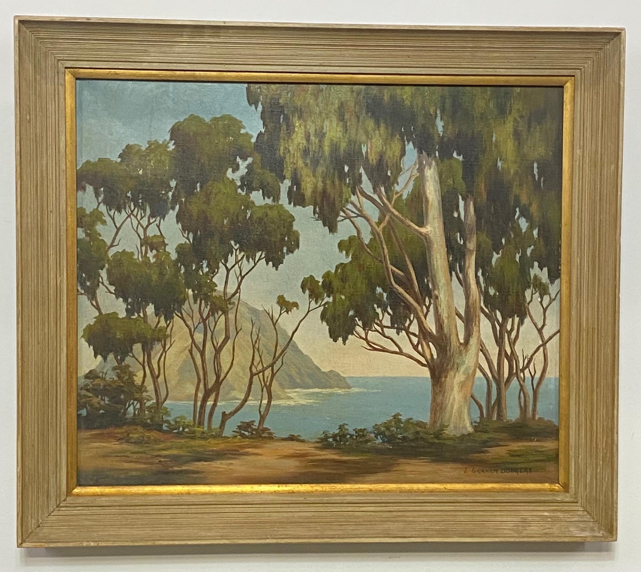 California Landscape Painting of Morro Bay by Earl Graham Douglas 1
