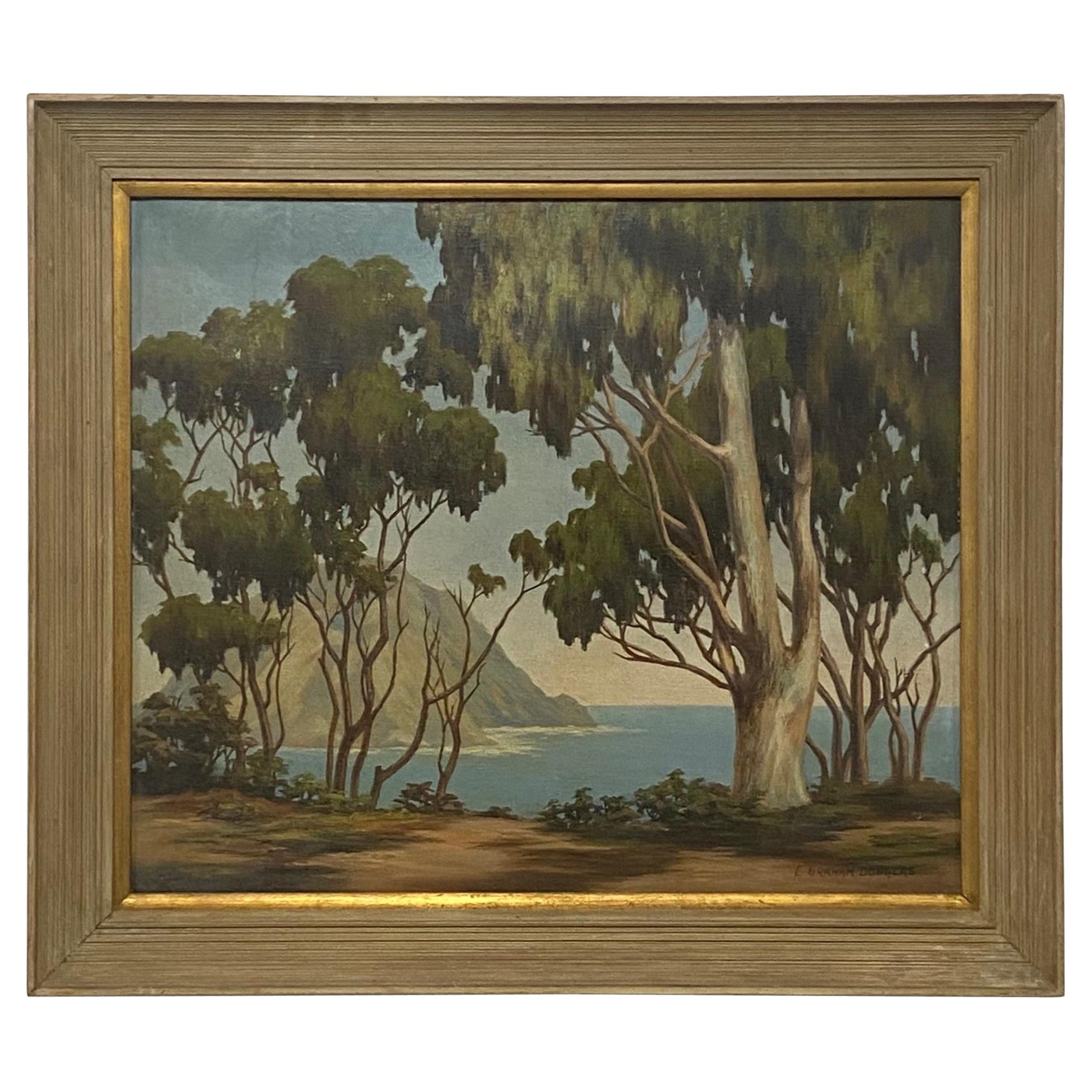 California Landscape Painting of Morro Bay by Earl Graham Douglas