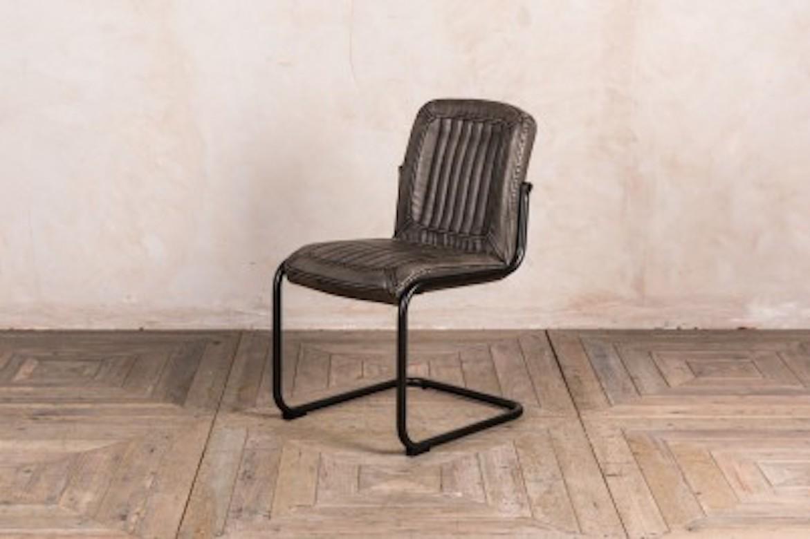 California Leather Look Dining Chairs, 20th Century For Sale 8