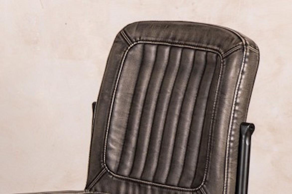 California Leather Look Dining Chairs, 20th Century For Sale 9