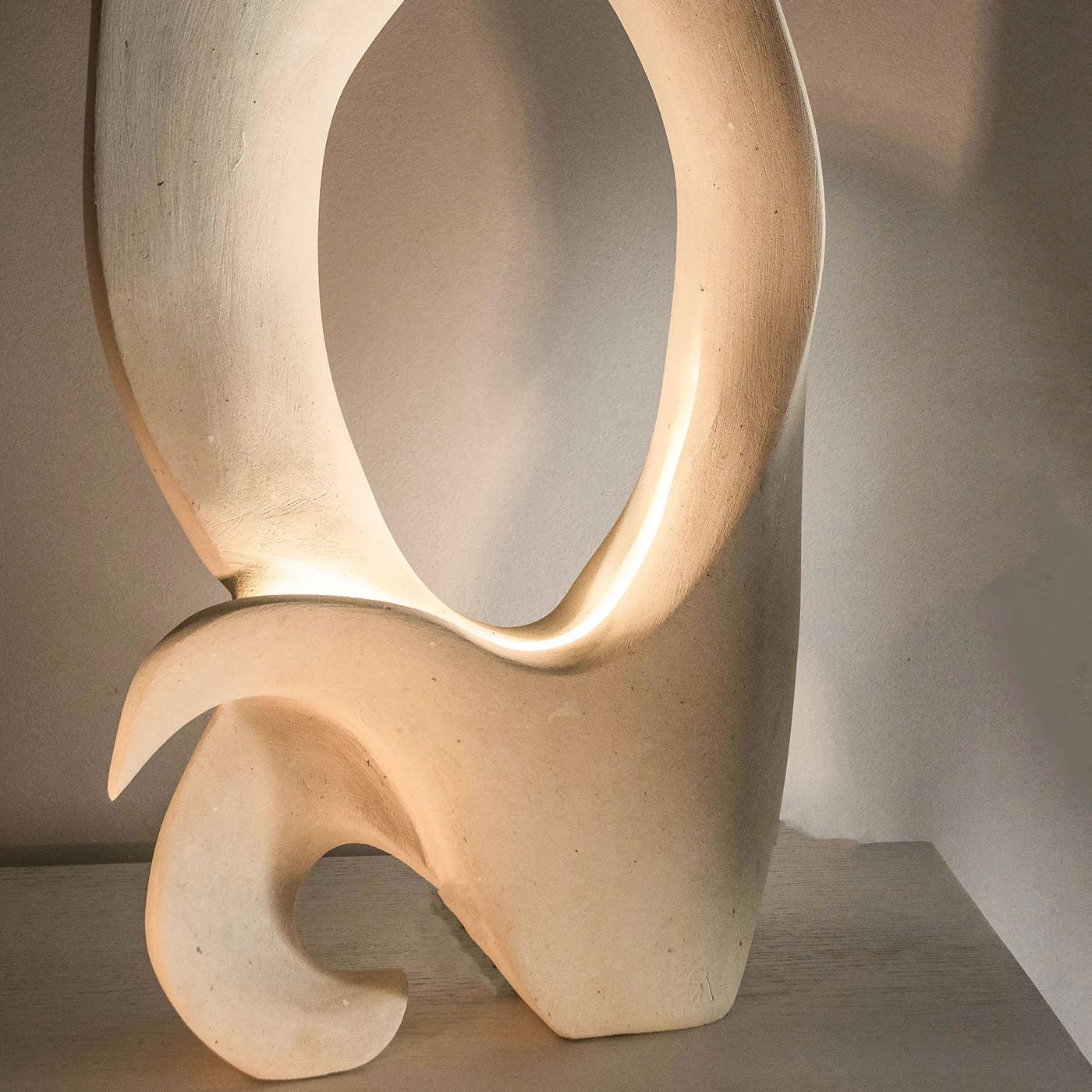 California Lecce Stone Light Sculpture In New Condition In Milan, IT