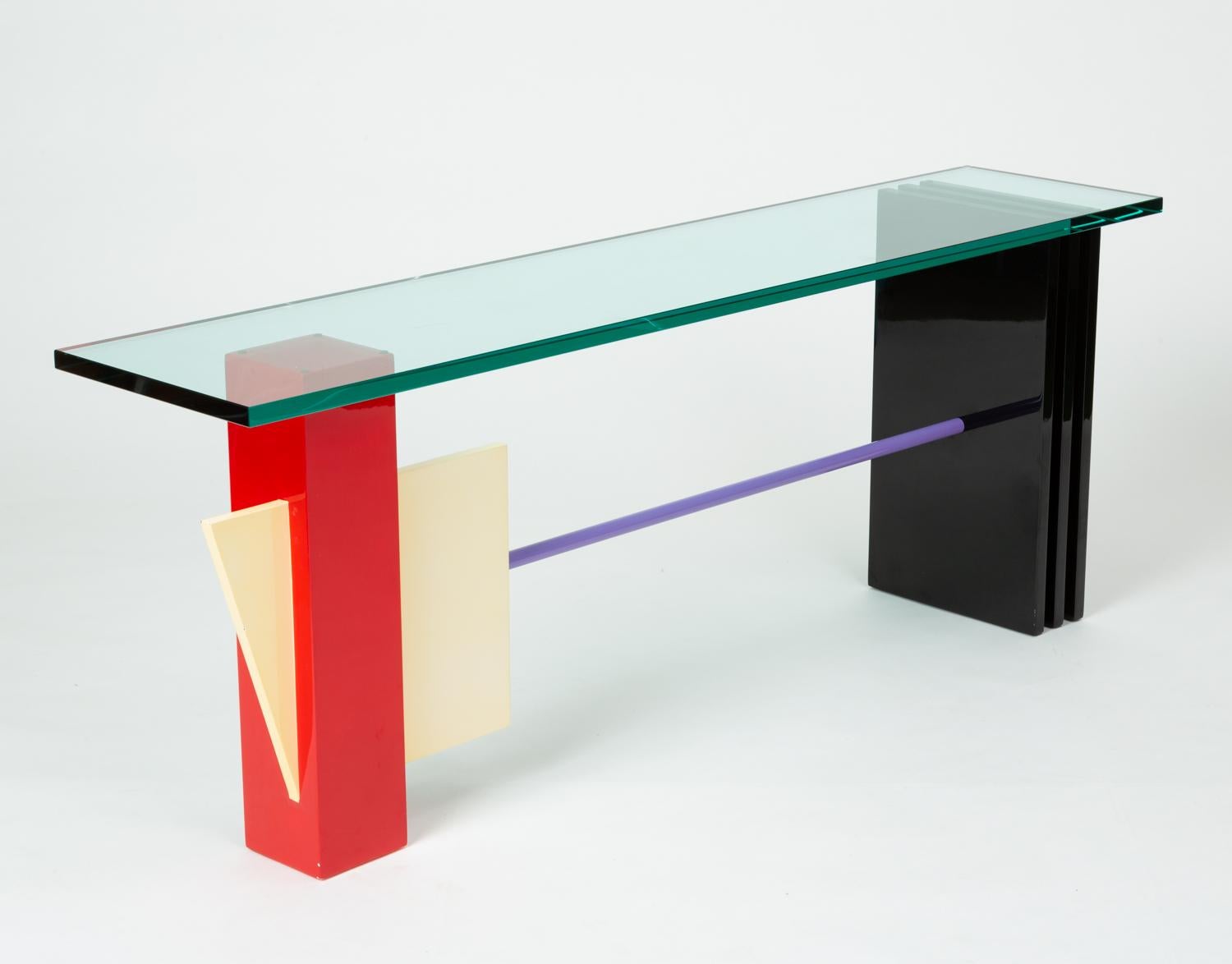 Post-Modern California-Made Postmodern Console or Sofa Table