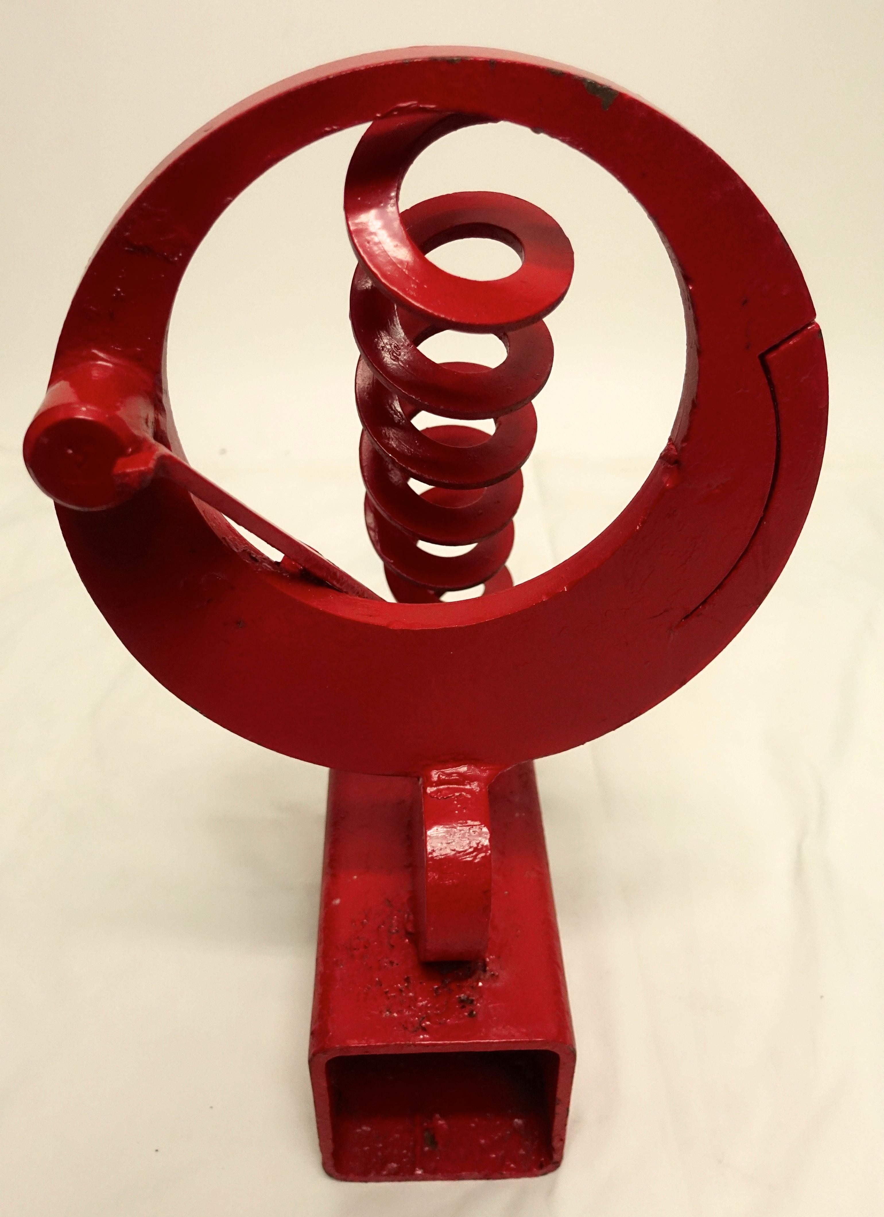 California Mid-Century Modern Abstract Iron Sculpture 4