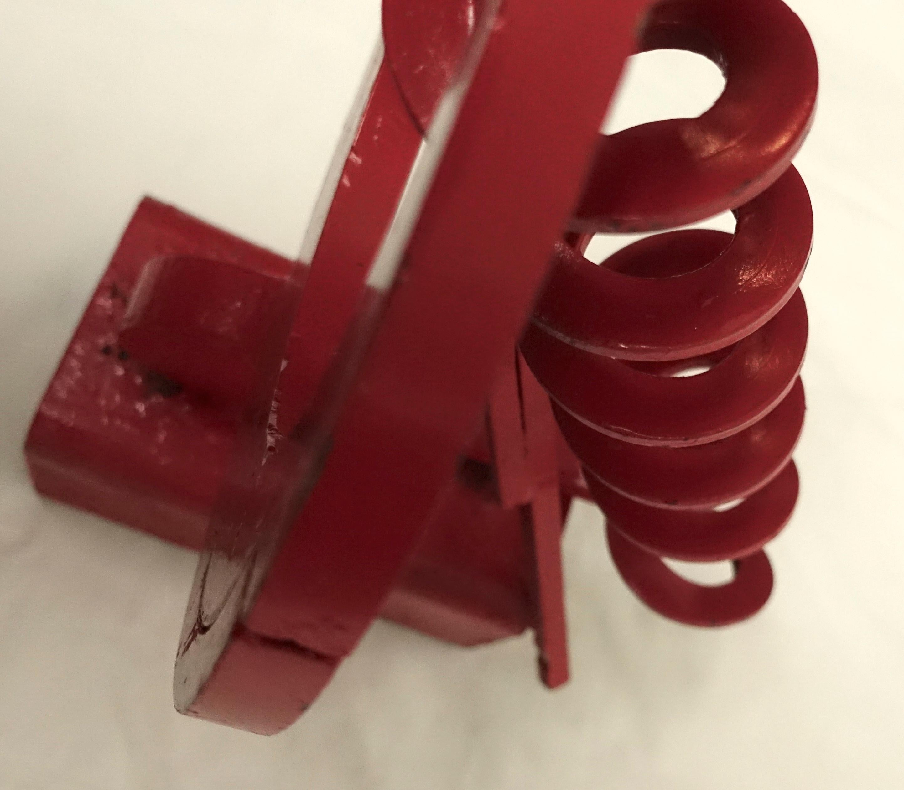 California Mid-Century Modern Abstract Iron Sculpture 4
